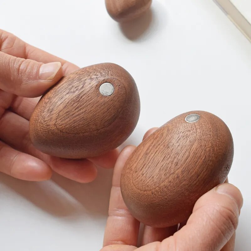 SkandiShop Japanese Solid Wood Stone Art