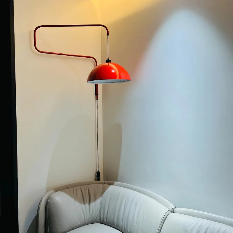 Crimson Zen Rocker Chandelier