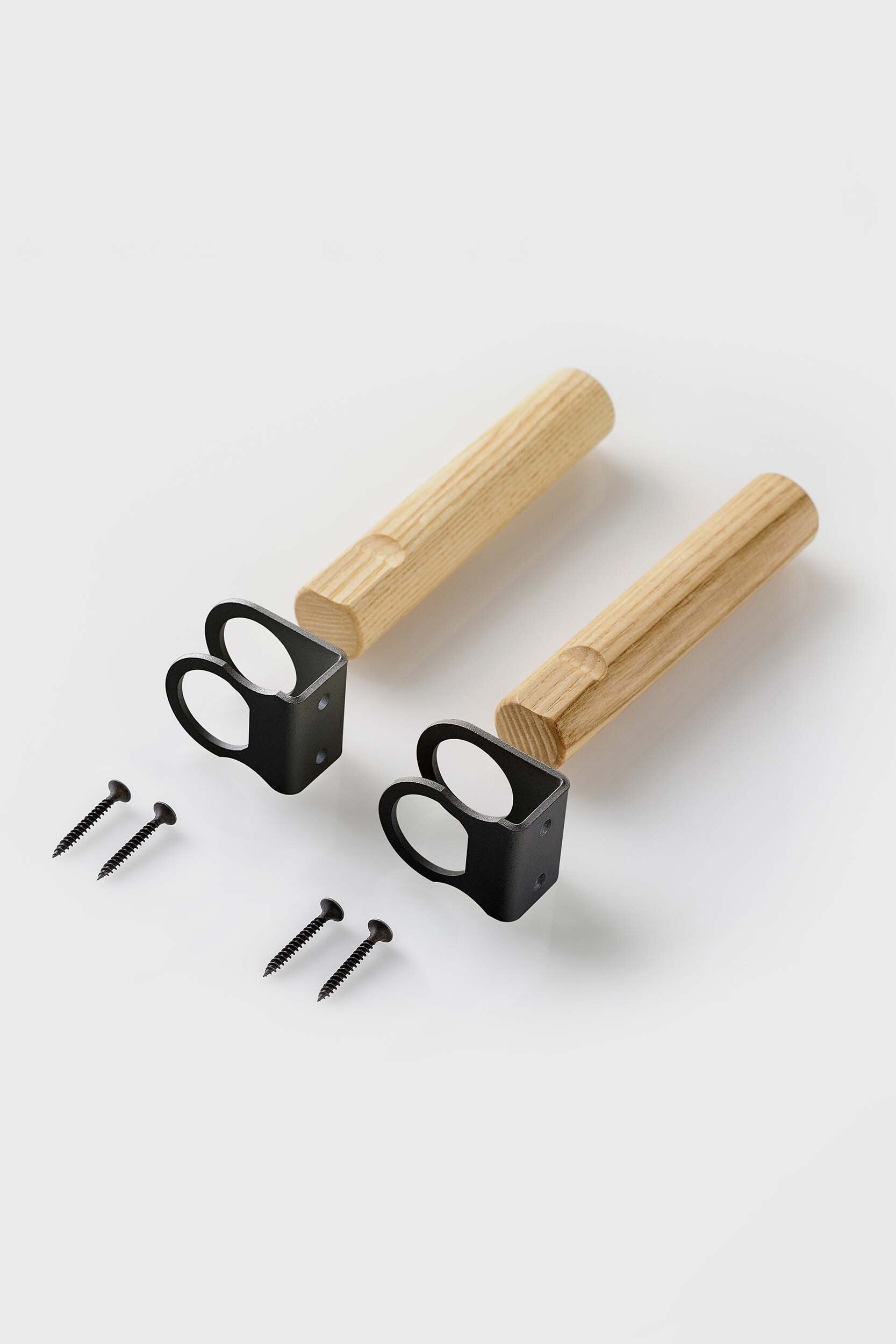 Torch Wooden Hook Rack