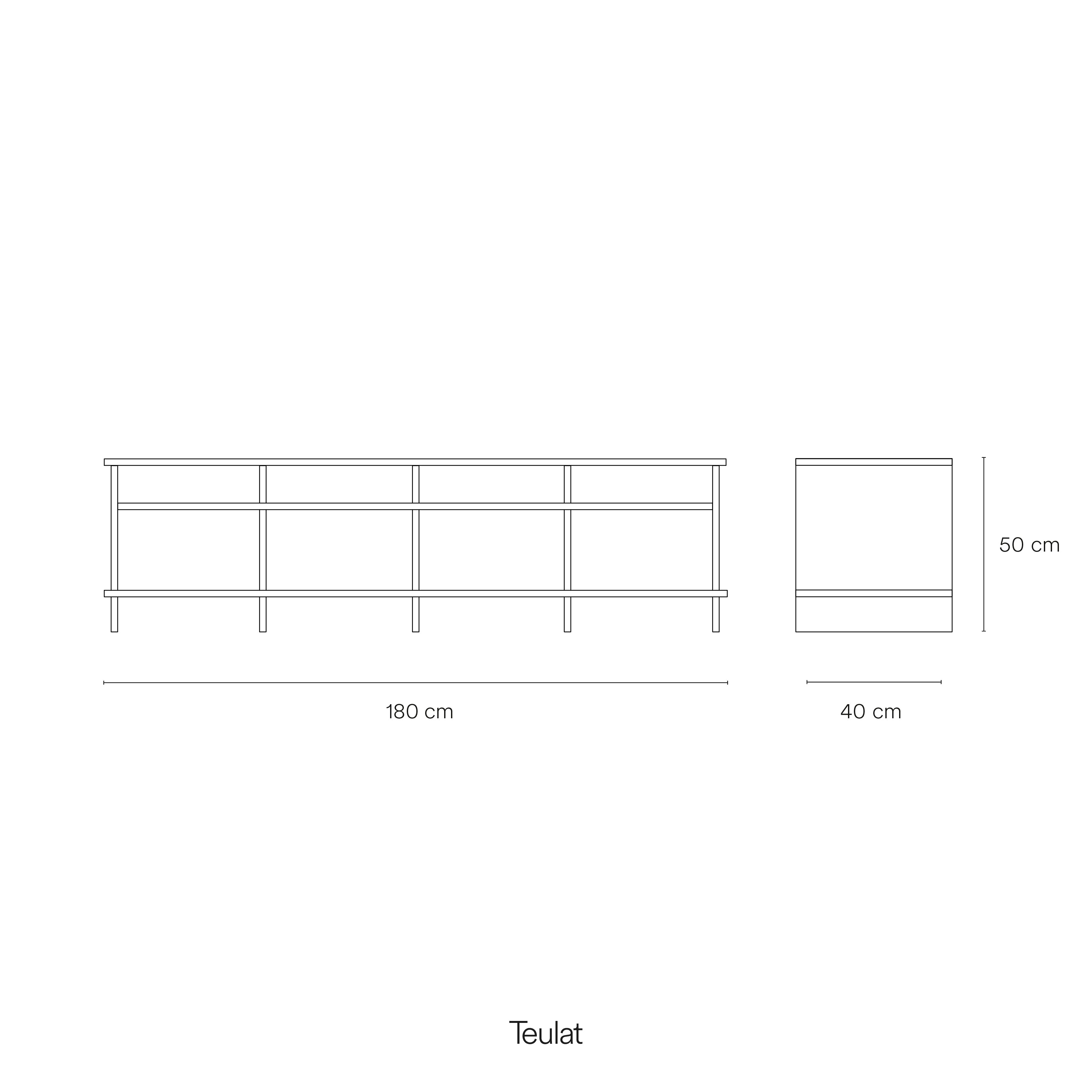 Tv Cabinet Inari 180Cm Black