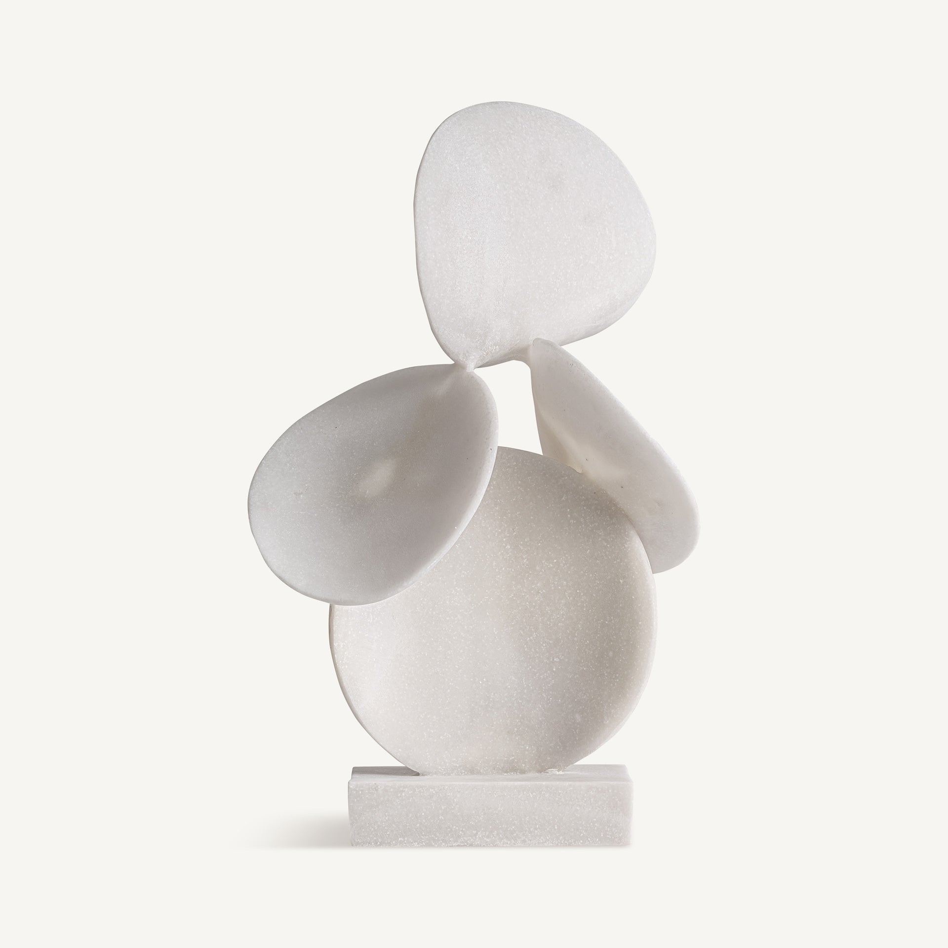 Leah Minimalist White Resin Decorative Figure - 57cm