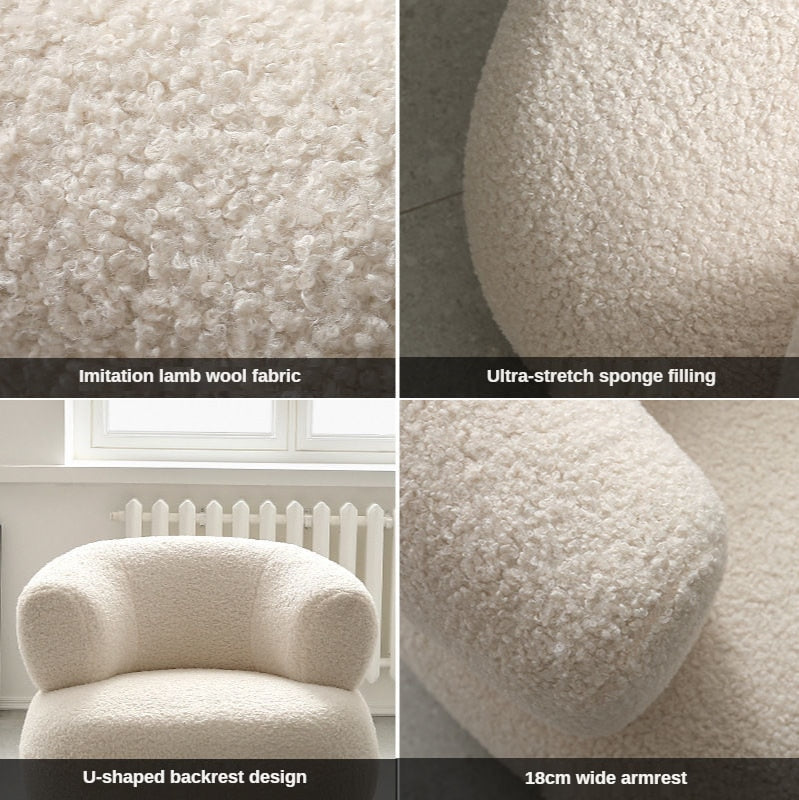 FinnishDesignShop white sofa chair.